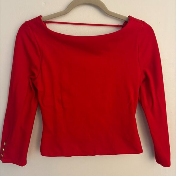 Reformation Jalen Knit Top Red - Size XS - Picture 3 of 8